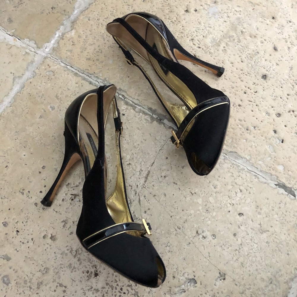 Dolce & Gabbana Made in Italy Peep Toe Heels